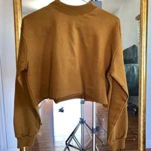 Nakd Brand Green/Yellow Crop Long Sleeve
